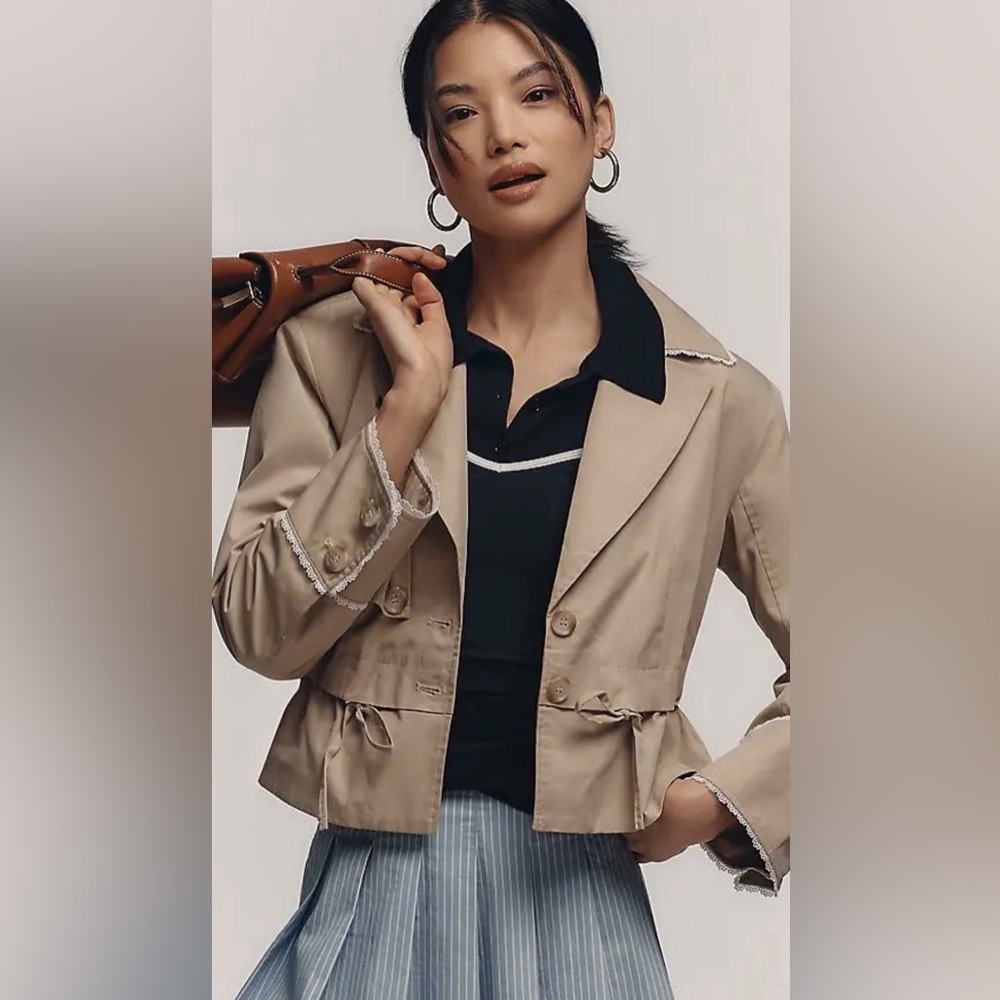 Sam Edelman Beige Trench Coat